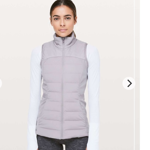 Lululemon Down For It All Vest Size 8 -EUC